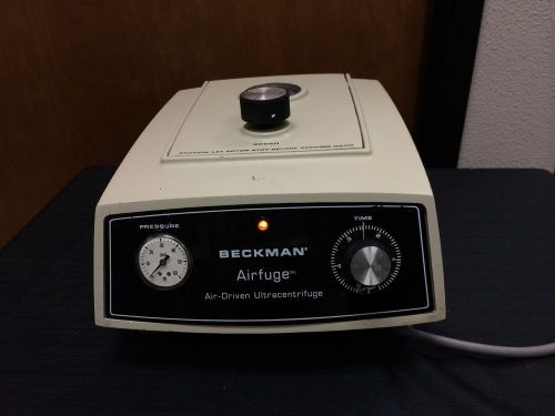 BECKMAN AIRFUGE AIR-DRIVEN ULTRACENTRIFUGE CENTRIFUGE 350624- SHIPS WORLDWIDE