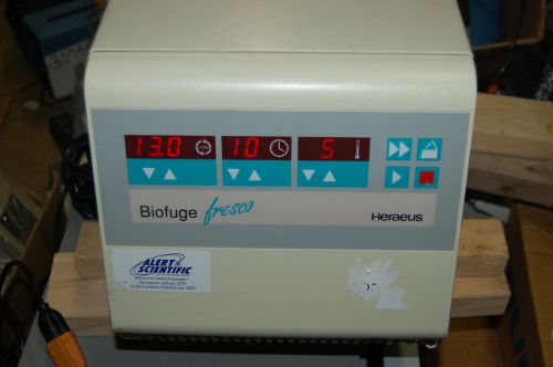 Refrigerated Sorvall Biofuge Fresco Centrifuge with Heraeus 24-Slot Rotor 1.5 2