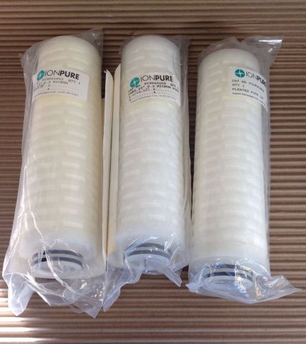 IONPURE CAT NO. FCVP010S2 PLEATED PTFE 10&#034;