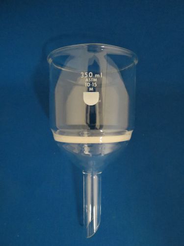 Pyrex Buchner Filter Funnel 350mL Medium Frit ASTM 10-15M #36060