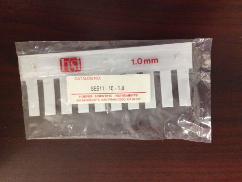 Hoefer Electrophoresis Comb SE511-10-1.0 New!