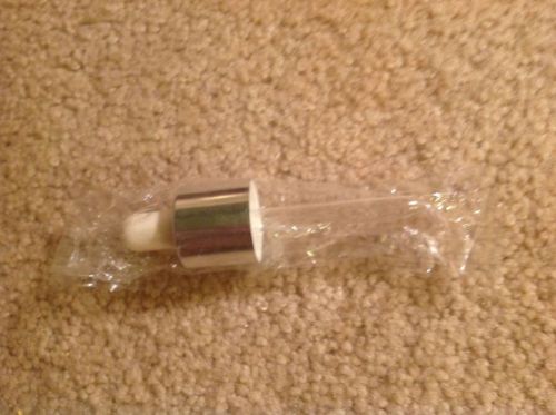 Curved Bent Tip Glass Plastic Medicine Dropper  - unmarked