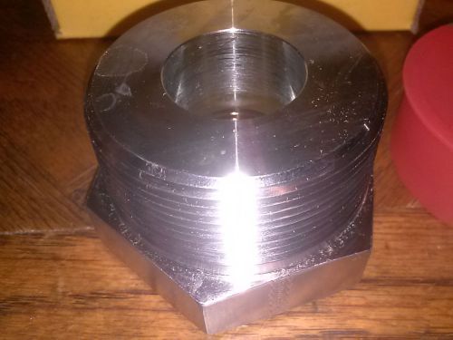 Parker 2 X 1 PTR-SS  Pipe Thread Reducer, swagelok cross ref # SS-32-RB-16