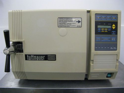 Tuttnauer 2540EKA Autoclave Steam Sterilizer Fully Refurbished 6 Month Warranty