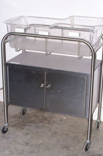 Stainless Steel Hospital Grade Infant Bassinet