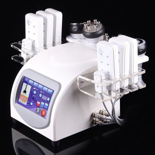 40K Cavitation 635nm Diode Lipo Laser Multipole RF Vacuum Fat Reduction Slimming