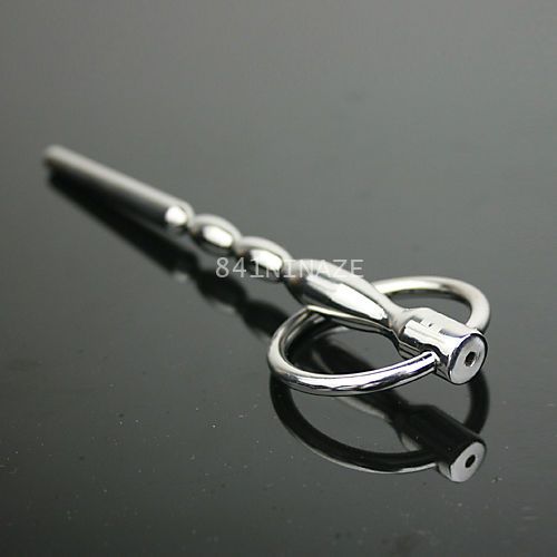 NEW Thru-hole BEGINNER Stainless Steel Urethral Sounds Dilatator Penis Plug HOT