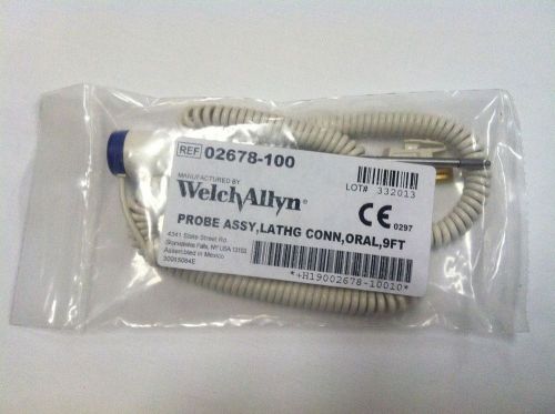 Welch Allyn Spot Vital Signs Monitor Oral Probe 02678-100 - 9FT (New)