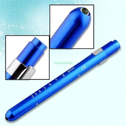 Doctor Nurse Medical Aid Pen Light Flashlight Pocket Torch Penlight Torch Blue