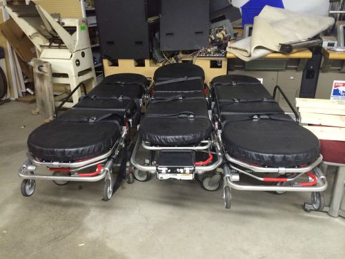 (3) Ferno Proflexx 650 LBS  Rescue Ambulance Stretcher  EMS 93-P pro flexx cot