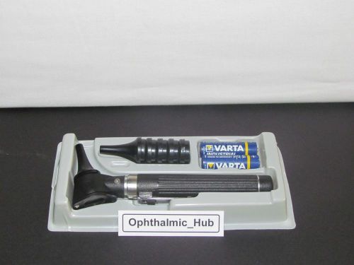 Otoscope halogen mini with 6 specula batter in case, hls ehs for sale