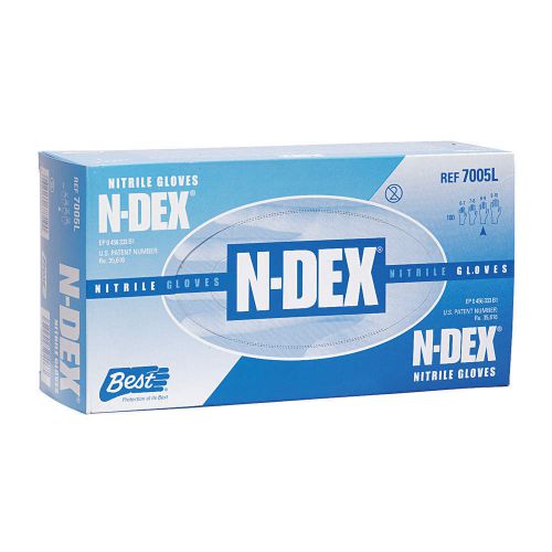 Disposable Gloves, Nitrile, XL, Blue, PK100 7005XL