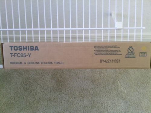 Genuine Toshiba T-FC25-Y Yellow Toner for e-Studio Series