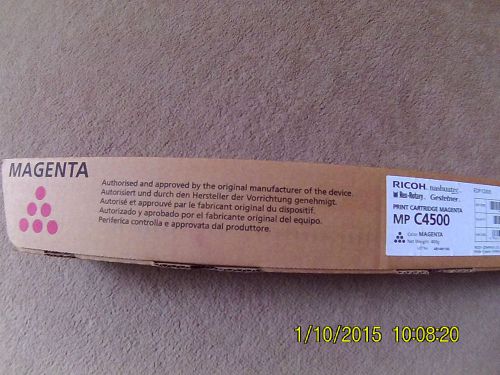 Genuine Ricoh MPC4500 MAGENTA TONER