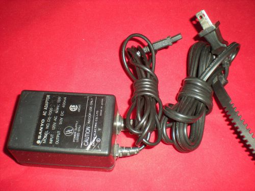 Sanyo 9V DC Volt 400mA AC Power Supply D5-7000 Adaptor For Dictation TRC-5200