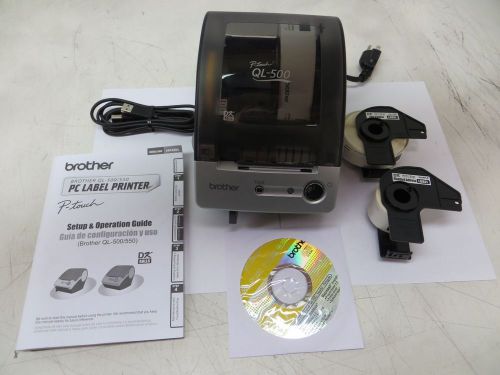 Brother P-Touch QL-500 Manual-Cut PC Label Printing System