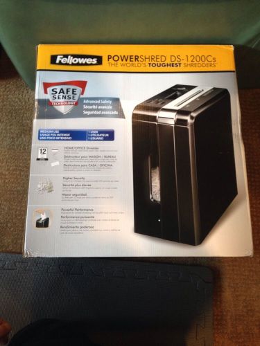 Fellowes Powershred DS-1200CS 12-Sheet Cross-Cut Shredder