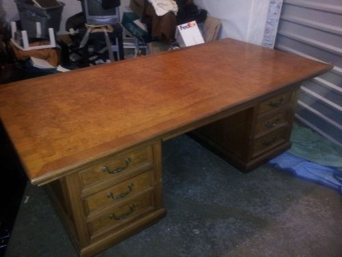 excutive desk and credenza