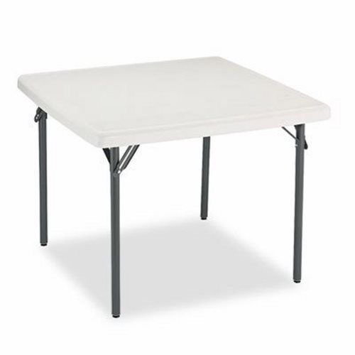 Iceberg too 1200 series folding table, 37w x 37d x 29h, platinum (ice65273) for sale