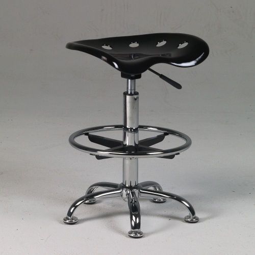 Tractor Seat Swivel Task Stool | Ergonomic Comfortable Counter/Drafting Height