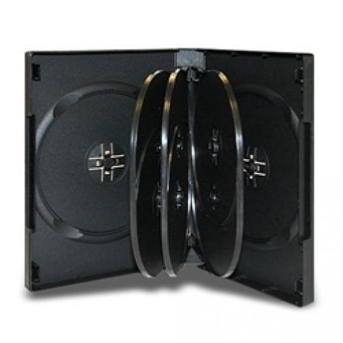 25 Black 8 Disc DVD Cases