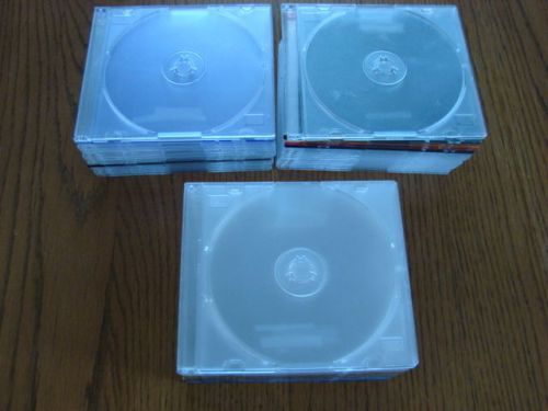 JEWEL  CASES  THIN  USED