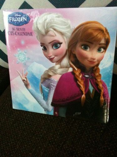 DISNEY&#039;s FROZEN 2015 FULL SIZE WALL CALENDAR ~NEW IN PKG