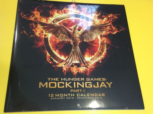 CALENDAR OFFICIAL 2015 THE HUNGER GAMES MOCKINGJAY MOVIE FILM 12 MONTH CALENDER