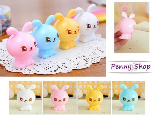 Kawaii Cute Rabbit Small Pencil Sharpener Stationery (2 colors to select)