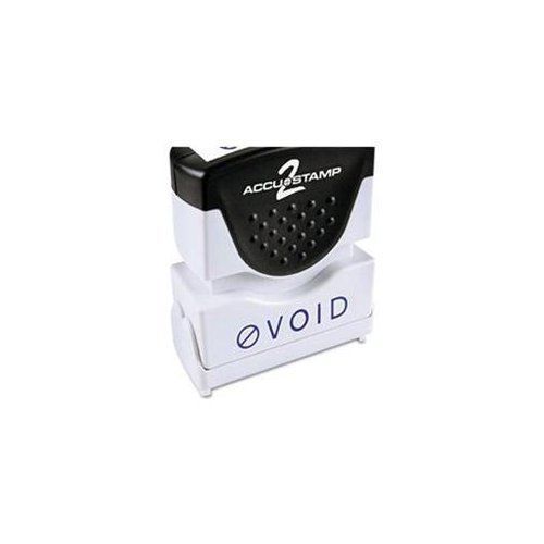 Cosco Shutter Stamp - Void Message Stamp - 0.50&#034; X 1.63&#034; - Blue (035584)