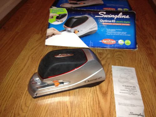 SWINGLINE OPTIMA ELECTRIC STAPLER AUTOMATIC AND MANUAL PAPER