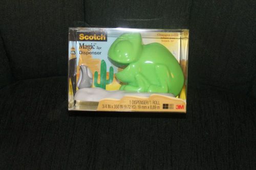 Scotch Magic Tape Dispenser Color Changing Chameleon Design, New in Sealed Box