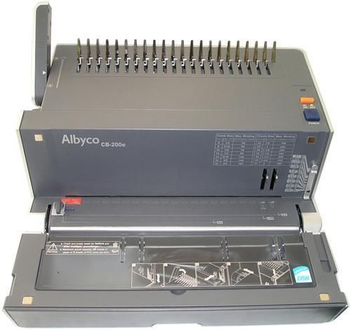 Albyco CB-200e Plastikbindegerat elektrisch, Bindemaschine, Plastikbindung