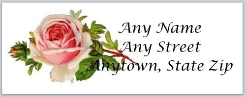 30 Rose Return Address Labels Gift Favor Tags  (au7