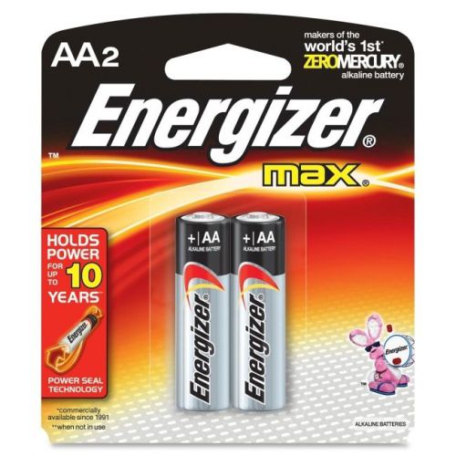 ENERGIZER-BATTERIES E91BP-2 ENERGIZER AA ALKALINE