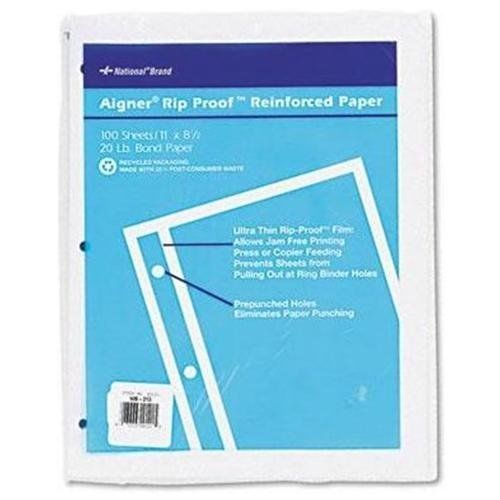 Rediform National Heavyweight Reinforced Filler Paper - 100 Sheet - 20 (20121)