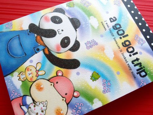 120 Sheets GoGo Trip Color Memo Note Scratch Doodle Message Pad Paper Bookmark A