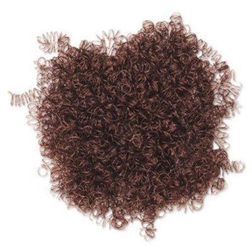 Creativity Street CKC5201 Craft Hair Kit  Brown 1/2&#034; Curls  4-Ounce