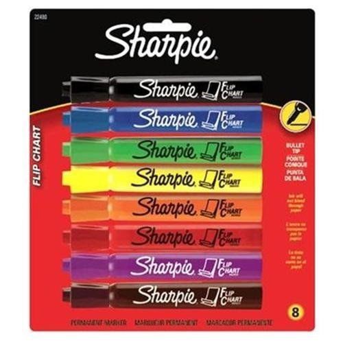 Sharpie Flip Chart Waterbased Marker - Bullet Marker Point Style - (san22480)