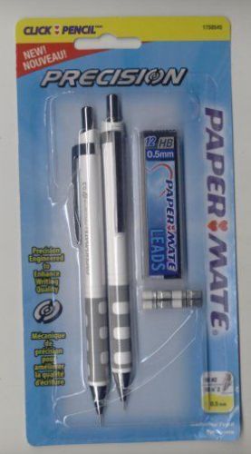 Set of 2 PAPER MATE PRECISION MECHANICAL PENCILS 0.5mm