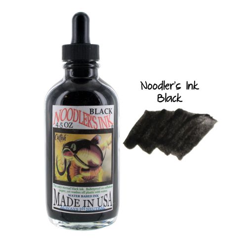 Noodler&#039;s Ink Fountain Pen Bottled Ink w/ Eyedropper, 4.5 oz. - Black