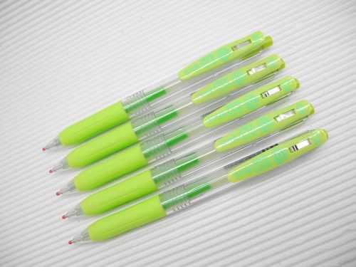 10pcs Zebra sarasa 0.4mm roller ball  pen Light Green smooth(Japan)