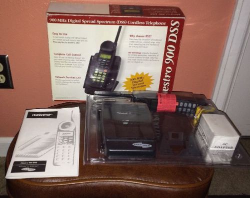 NORTEL US WEST DSS 900 BLACK CHARCOAL CORDLESS HANDSET PHONE!! New In Box
