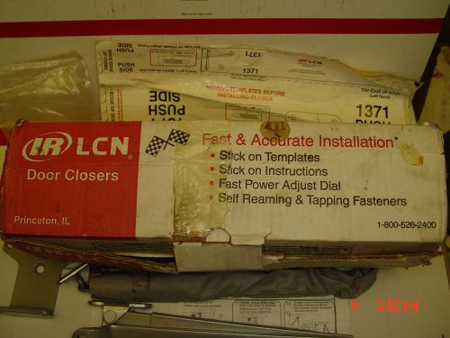 NOS IR LCN 1371 Commercial Non-Handed Door Closer Aluminum Finish