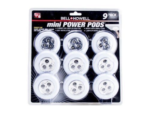 Bell + Howell 9 Pack Mini Power Pods