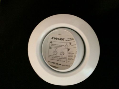 Lithonia Lighting 7RE1 M6 Recessed Eyeball Lights Trim White, Wide Flange