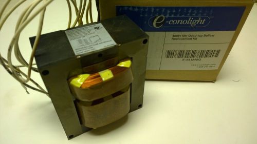 E-conolight 400W Quad-tap Ballast for M59 Metal Halide or H33 Mercury Lamp