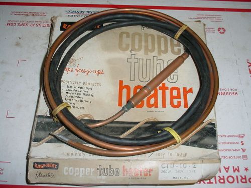 COPPER TUBE Pipe Heater EASY HEAT CTU-10-2 200W 240 VOLT 10 FOOT HEAVY DUTY