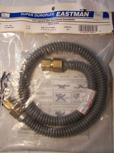 US BRASS 1/2&#034; ID 1/2 FIP x 1/2 FIP x 36&#034; GAS APPLIANCE CONNECTOR Range, Furnace