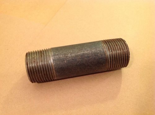 Nipple black steel 1&#034;x 4&#034; schedule 80 pipe sch for sale